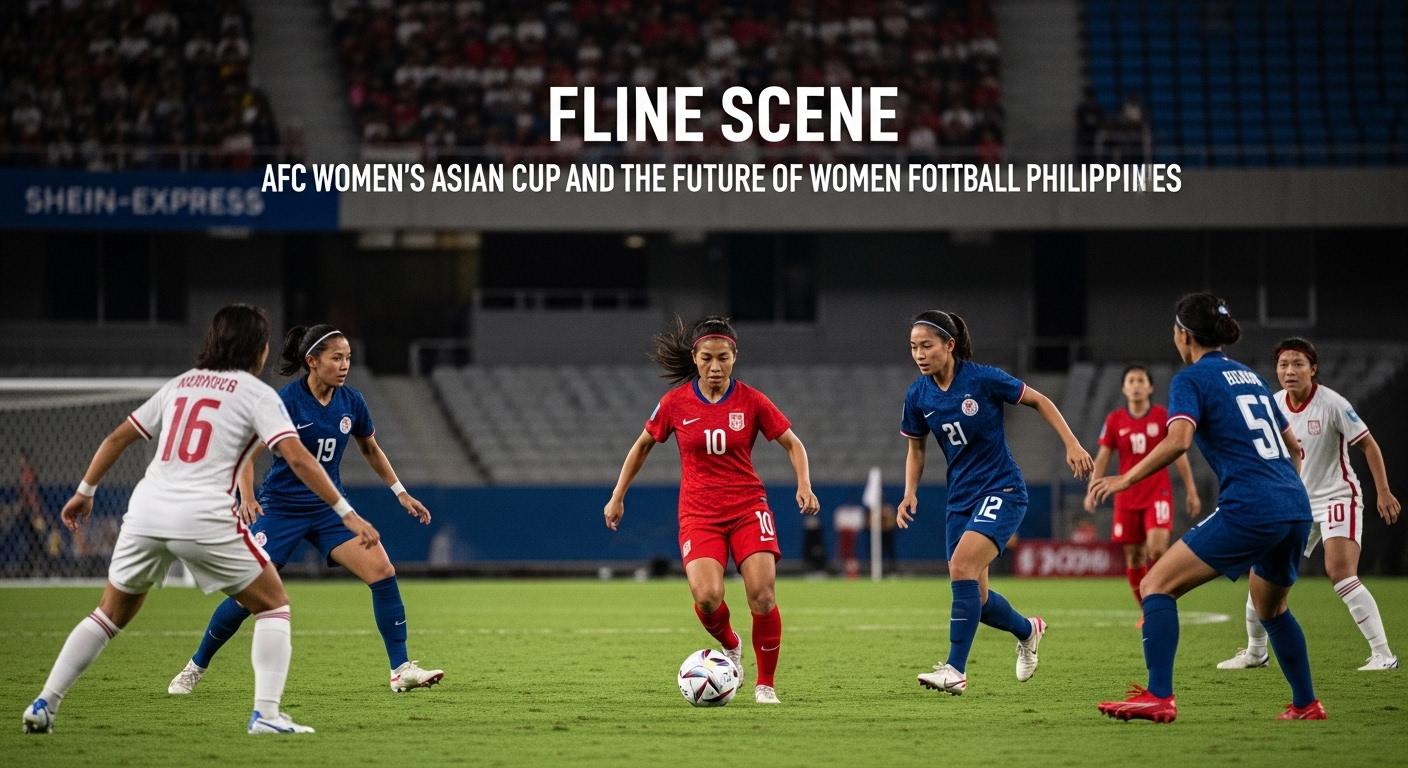 Filipina football player training on a sunny field