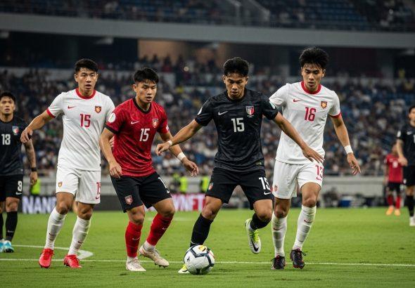 Philippines women's national football team player in AFC Asian Cup action