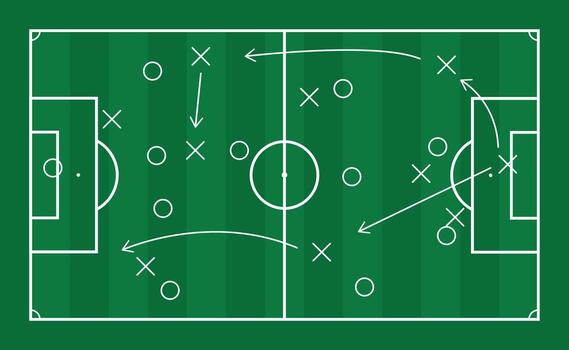 football team tactical formation match