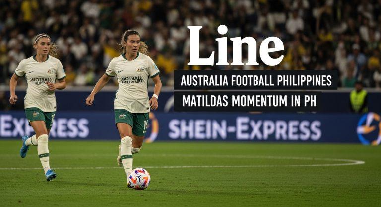 Matildas in action with Philippine fans and cross-border engagement visuals.